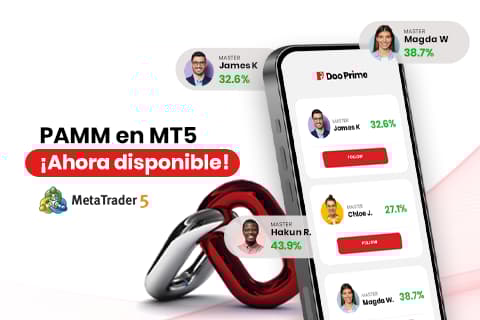 El PAMM de Doo Prime ya está disponible en MT5